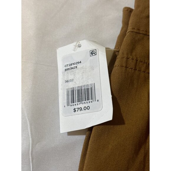 Caterpillar Workwear Pants Slim Fit Brown Everyday Comfort, Size 32x32, NWT - Picture 6 of 6